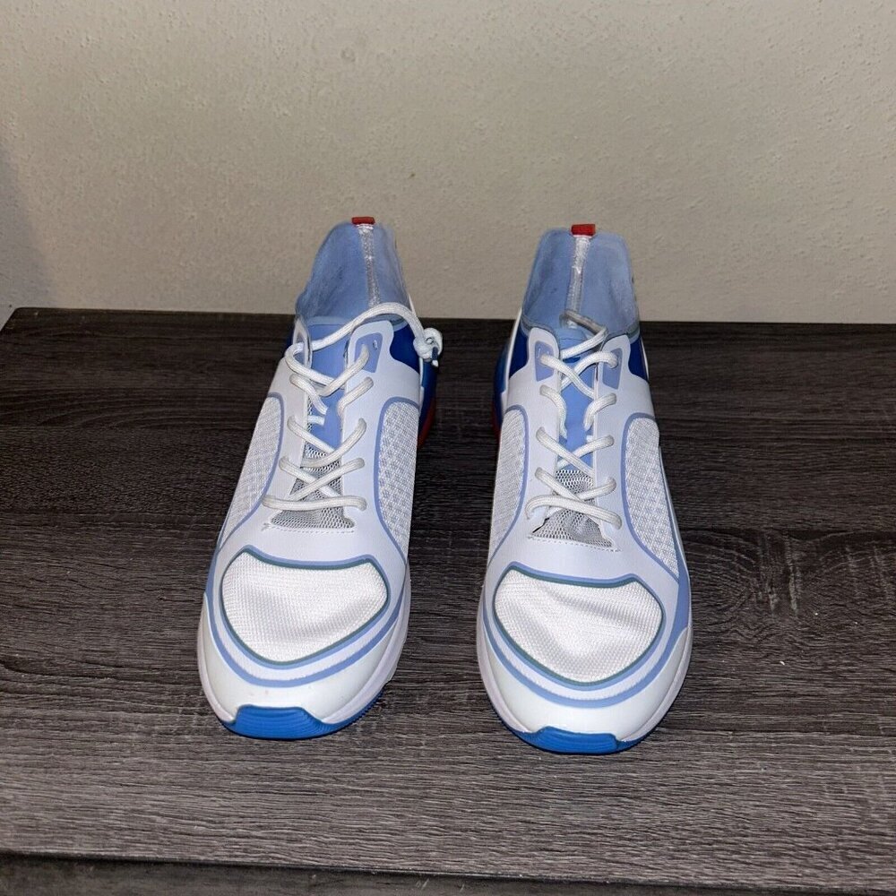 Fabletics Westlake Performance Blue White Athletic Casual Sneakers Size 11 - Picture 4 of 8
